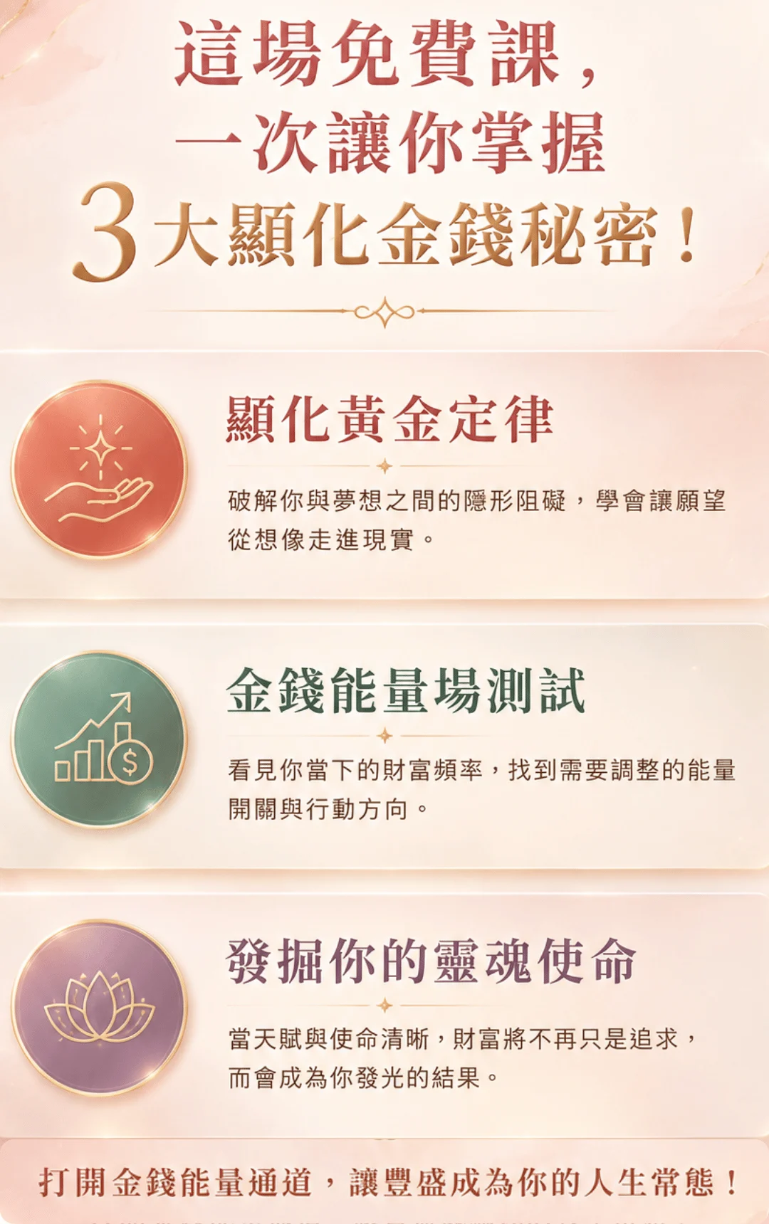 你的專屬解讀報告將於30分鐘送到你的信箱 1
